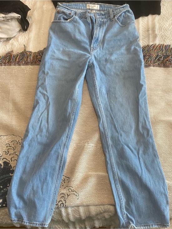 Abercrombie & Fitch Denim - Abercrombie & Fitch Light Blue High-Rise Jeans